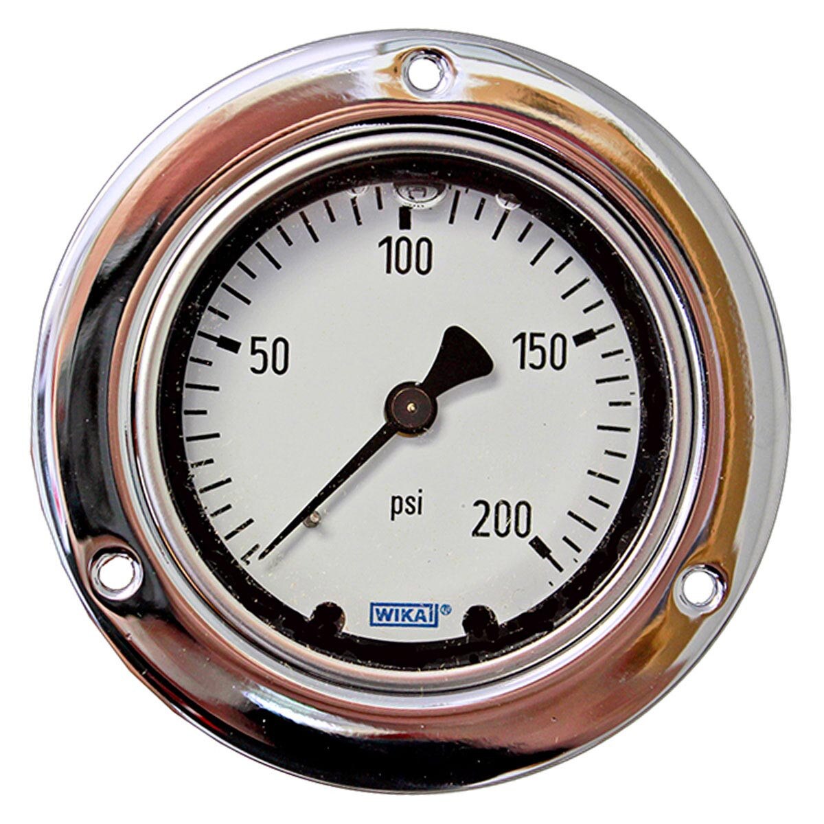 WIKA 2.5" 3-Hole Face Air Pressure Gauge 200PSI